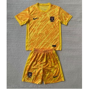 Portugal Torwart Replik Heimtrikot Kinder EM 2024 Kurzarm (+ Kurze Hosen)